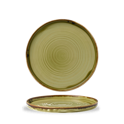 [33004] Bord walled 26.0cm Harvest Green wp261