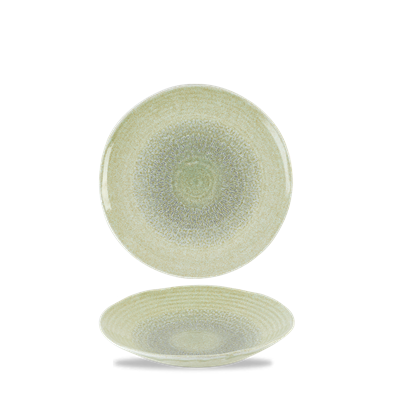 [52832] Bord diep coupe 21.0cm Harvest Grain Speckled Green dc201