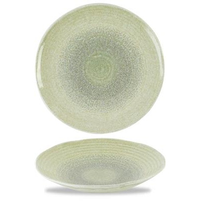 [52833] Bord diep coupe 27.9cm Harvest Grain Speckled Green dc291
