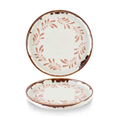 [52993] Bord walled 21.0cm Harvest Mediterranean Terra wp211