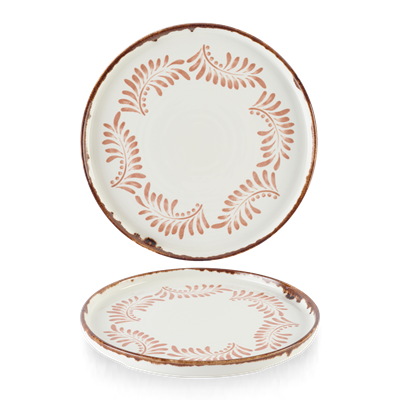 [53217] Bord walled 26.0cm Harvest Mediterranean Terra wp261