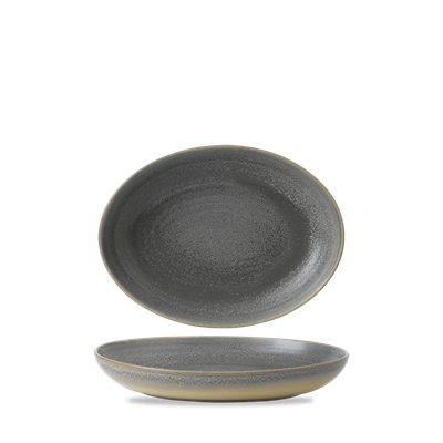 [60024] Kom diep ov 26.5x19.7 cm Eco granite 425rg