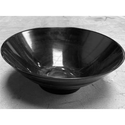 [3887] Buffetschaal 35.5x(h)14.3 cm melamine zwart