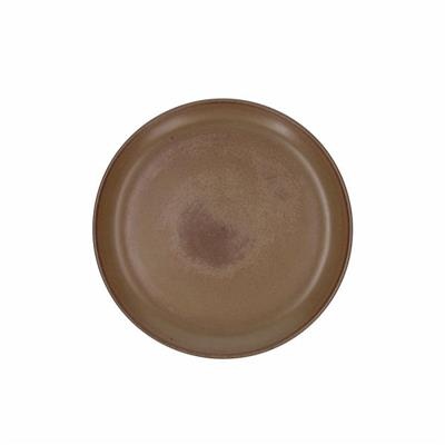 [53702] Bord plat coupe 28.0 cm Terracotta brown