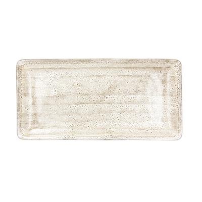 [53731] Schaal rechthoek 25.5x12.5 cm Red Strong Tuff