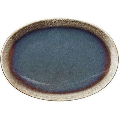 [53798] Schaal ovaal 36.5x26.0 cm Bloom blue