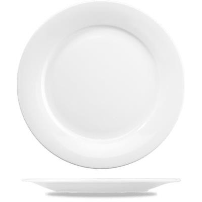 [5291] Bord plat 17.1 Menu Porcelain standard white