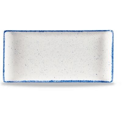 [57317] Schaal rechthoek 30.0x14.5cm Stonecast Hints Indigo Blue