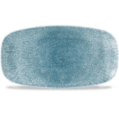 [58193] Schaal rechthoek 35.5x18.0cm Studio Prints Raku blue