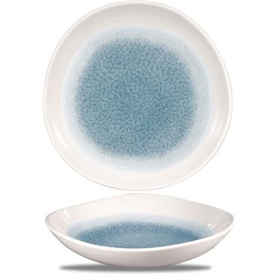 [58195] Bord diep coupe 25.3cm Studio Prints Raku blue