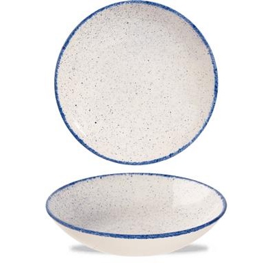 [5879] Bord diep coupe 18.2cm Stonecast Hints Indigo Blue