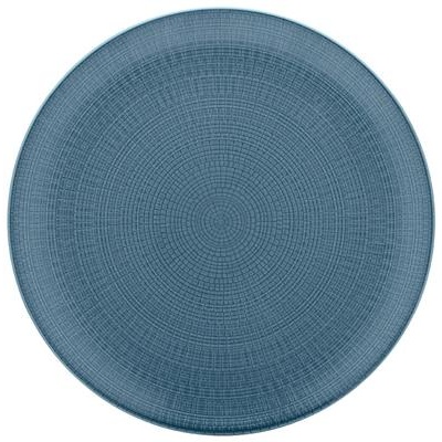[16080] Bord plat coupe 27.9cm Modulo Nature Blue galet