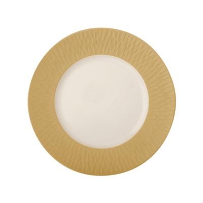 [16803] Bord plat 22.5cm Boreal Satin goud
