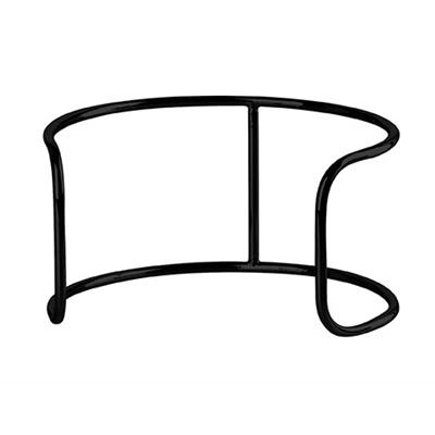 [52333] Buffetverhoger rd 25.0cm(h)13.0cm Evento zwart