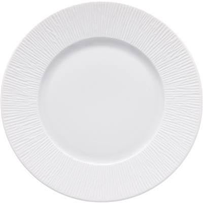 [57331] Bord plat 22.5cm Boreal Onde wit