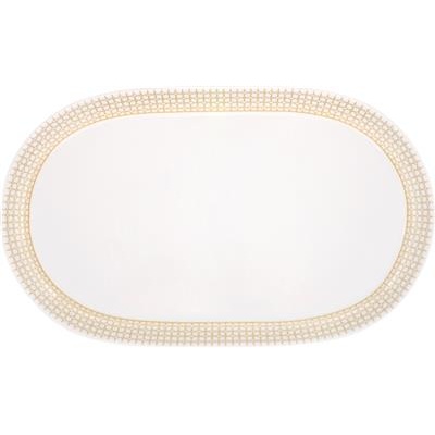 [57338] Schaal ov 38.0x 23.5cm Couronne gold