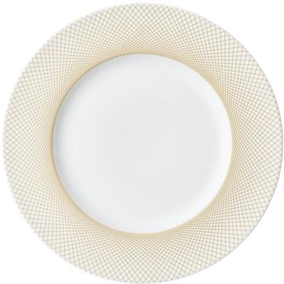 [57501] Bord plat 32.5cm Graphique Classique gold