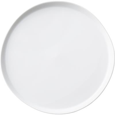 [57535] Bord walled 26.0cm Brume white milk