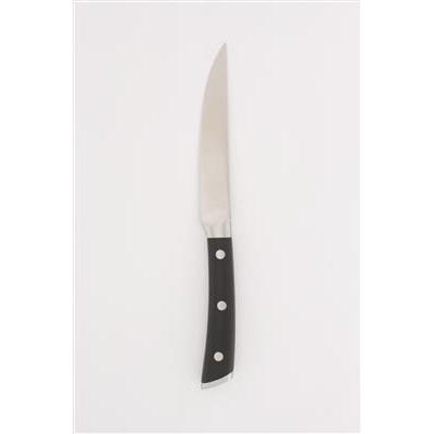 [1368] Steakmes 23.1cm glad zwart gesmeed 773