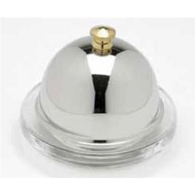 [2541] Boterschaaltje met stolp glas en RVS Gastronum