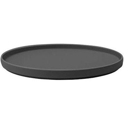 [14338] Bord Walled 24.0cm Iconic black 6007