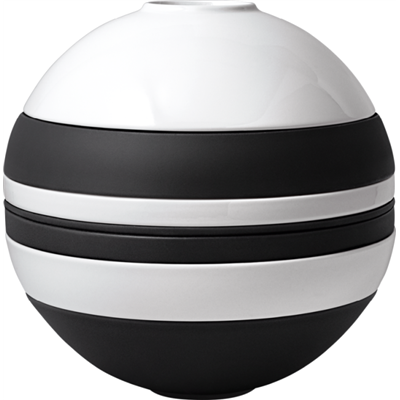 [57842] Servies Iconic La Boule Universal 7 delig Bl en wh 9095