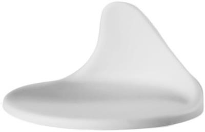 [12990] Bord 8.2cm baby Gochi wit mat