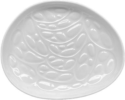 [52380] Bord walled 16.5x13.0cm Rex s wit glans