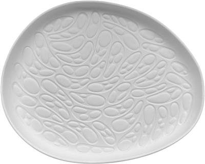 [52383] Bord walled 29.5x24.0cm Rex l wit mat