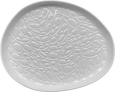 [52384] Bord walled 29.5x24.0cm Rex l wit glans