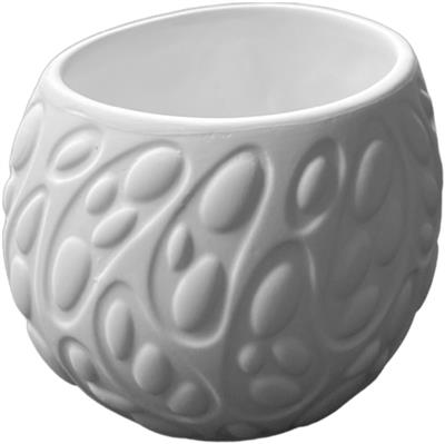 [52385] Kom 9.5x8.5x(h)8.5cm Rex egg s wit mat