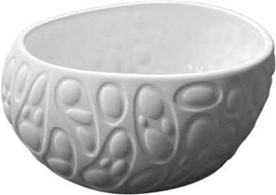 [52387] Kom 15.5x13.0x(h)7.0cm Rex egg l wit mat