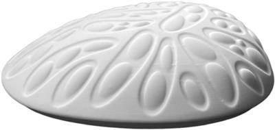 [52388] Kom deksel 14.0x12.0x(h)4.0cm Rex egg l wit mat