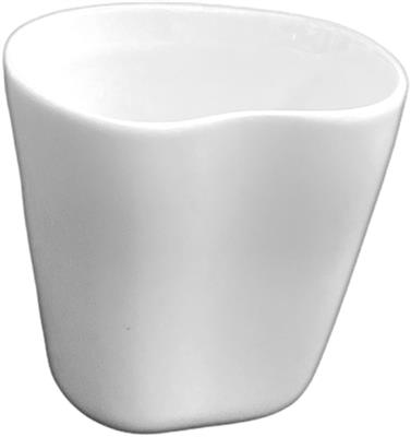 [52400] Melk/sauskan 8.5x7.5x(h)8.0cm Jelly wit glans