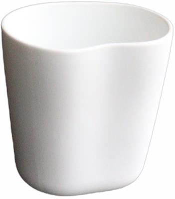 [52668] Melk/sauskan 8.5x7.5x(h)8.0cm Jelly wit mat