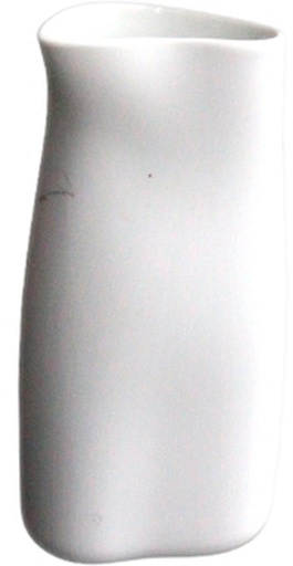 [54886] Melk/sauskan 7.5x6.0x(h)16.5cm Jelly wit mat