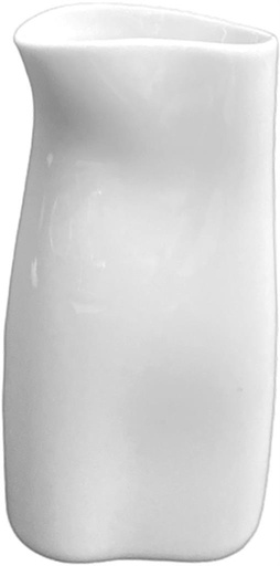 [54887] Melk/sauskan 7.5x6.0x(h)16.5cm Jelly wit glans