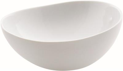 [54917] Kom org 18.5cm Shell wit glans