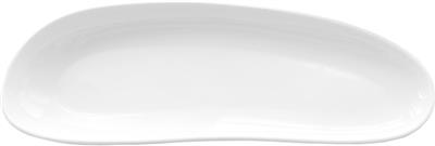 [55010] Schaal rechthoek 33.5x12.0x(h)3.5cm Yayoi wit mat