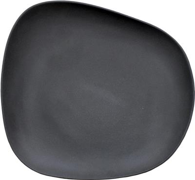 [55015] Bord plat org 26.0cm Yayoi black beltz