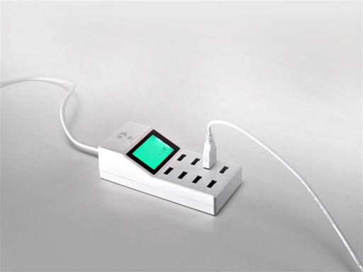 [48038] Oplaadstation 8 vakken USB-A punten Zafferano - uitl.