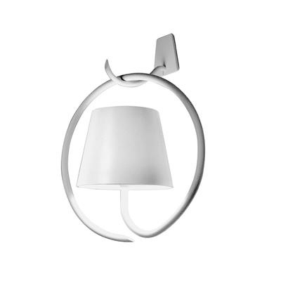 [53514] Hanglamp met Haakje 14.0cm Poldina Wall white