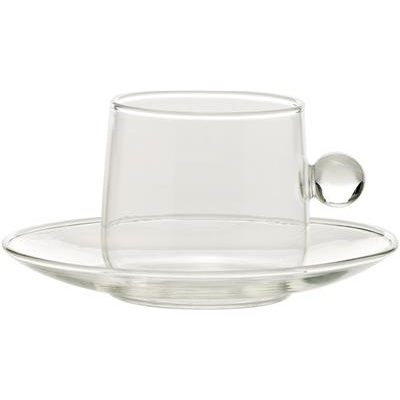 [53971] Kop met Schotel 22.0cl Bilia clear