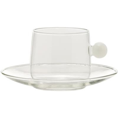 [53972] Kop met Schotel 22.0cl Bilia white