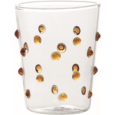 [54037] Tumbler 9.5cl Party golden yellow