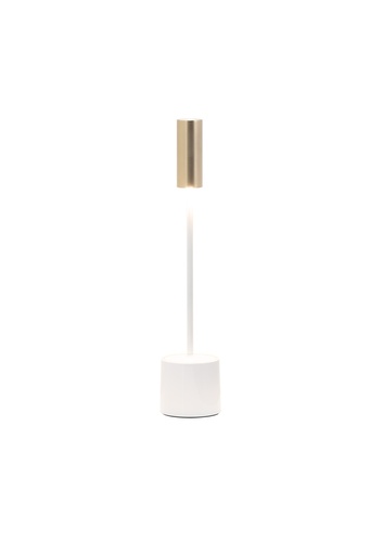 [58500] Tafellamp Led 28.6cm Carolina white En Brass