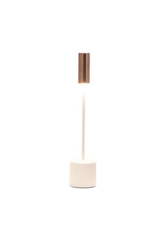 [58502] Tafellamp Led 28.6cm Carolina Ivory En bronze