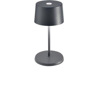 [58590] Voet En Steel Led 22.0cm Olivia Mini grey