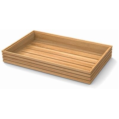[52589] Houten tray 1/1GN (h)7.5cm oak Flow