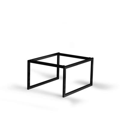 [53033] Buffetverhoger rechthoek 1/2GN(h)18.4cm Rvs black Flow